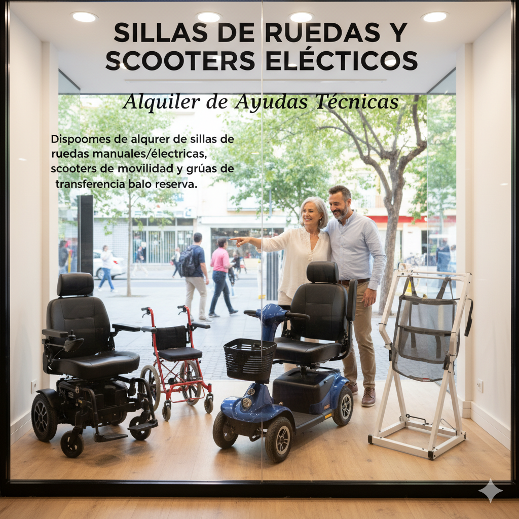 Sillas de ruedas y scooters eléctricos