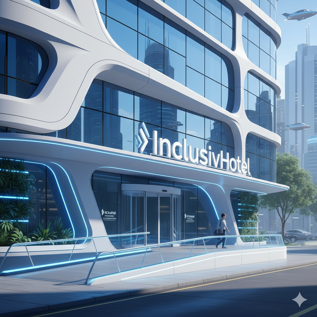 Exterior moderno del InclusivHotel