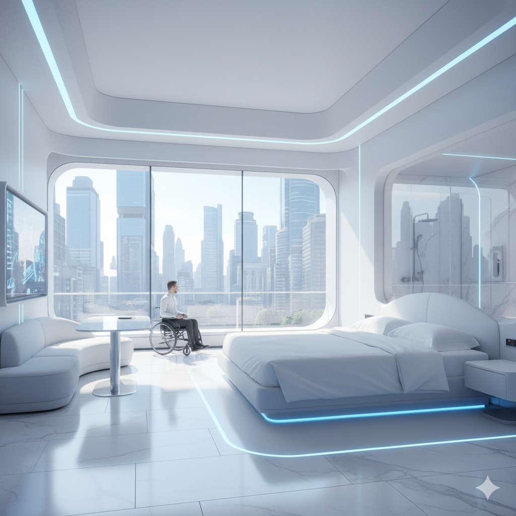 Habitación accesible con vistas panorámicas